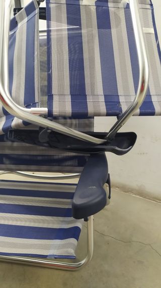 Sillas playa Crespo plegables