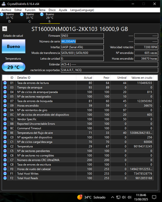 DISCHI RIGIDI DA 16 TB HDD SEAGATE EXOS SATA 3.5" -96 TB