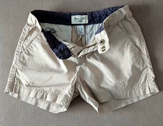 4 shorts niña - beige, blanco y vaqueros 