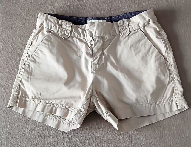 4 shorts niña - beige, blanco y vaqueros