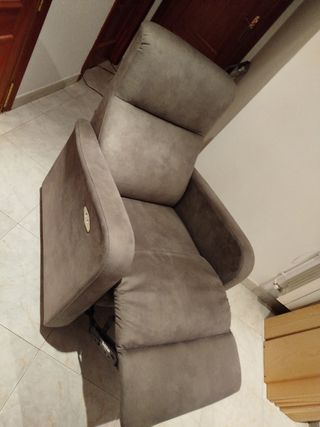 Butaca relax gris - reclinable