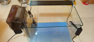 Acuario curvo completo -pecera-