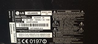 Despiece TV LG 42LA660S