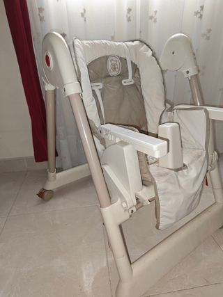 Silla trona bebé plegable