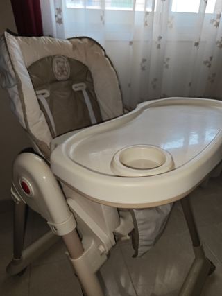 Silla trona bebé plegable