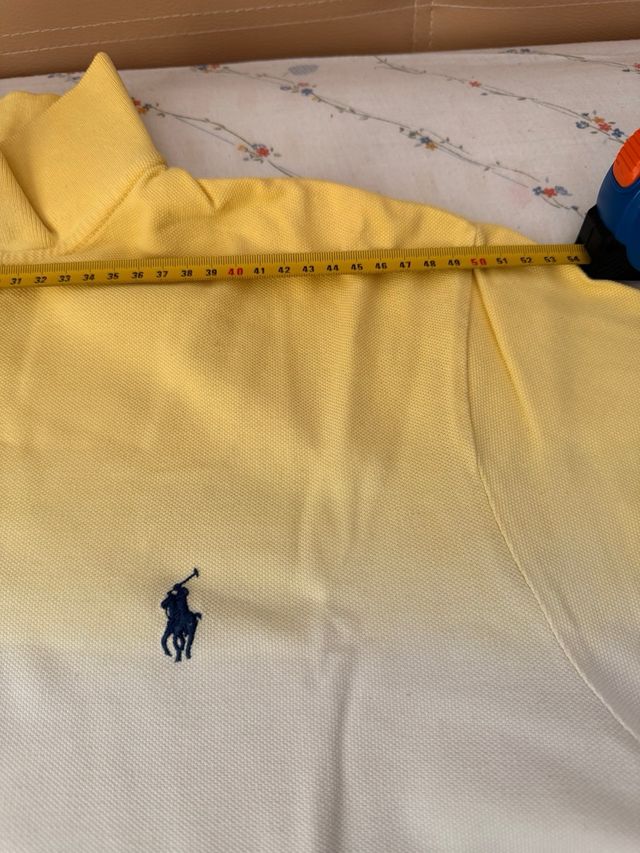 Polo Ralph Lauren hombre XL degradé azul-amarillo