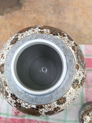 Jarrón chino vintage - Porcelana