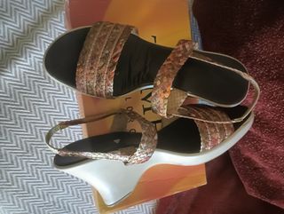 Sandalias trenzado piel plataforma Tomeu 40