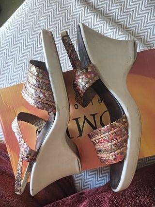 Sandalias trenzado piel plataforma Tomeu 40