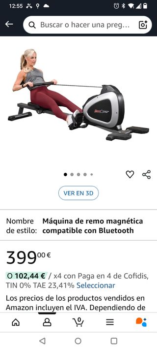 Máquina Remo Fitness Reality