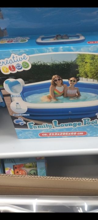 Piscina inflable Creative Kids - 213x206x60cm