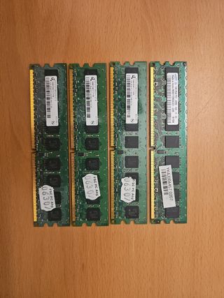 RAM de servidor 4x 1GB RAM Samsung PC2-4200E