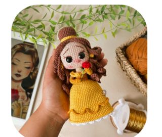 Princesas Disney tejidos a ganchillo