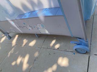 Cuna Plegable Bebé con puerta de entrada y salida