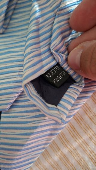 Corbata azul celeste - Rayas