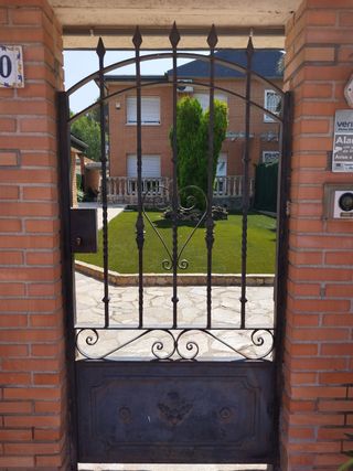 Rejas y puerta jardín.Se puede comprar x separado