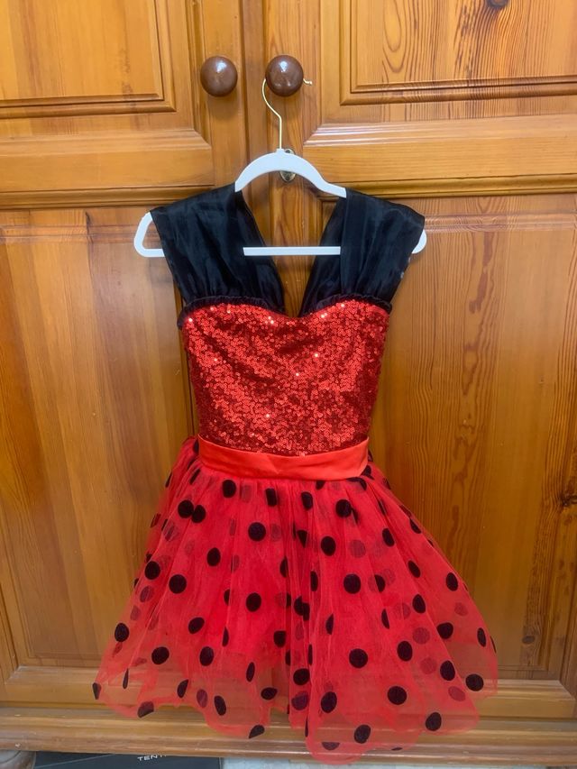 Abito coccinella per bambine 5 anni