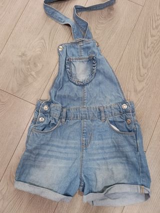 Peto vaquero niña - Azul T. 10 (140cm)