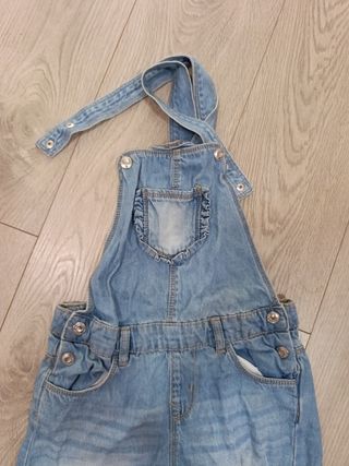Peto vaquero niña - Azul T. 10 (140cm)