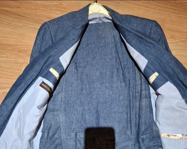 Traje azul Argimiro Rodriguez M