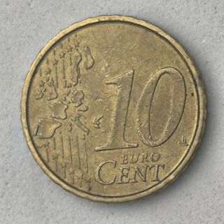 10-04002-Alemania 10 cent € -  2002-D CIRCULOS EN