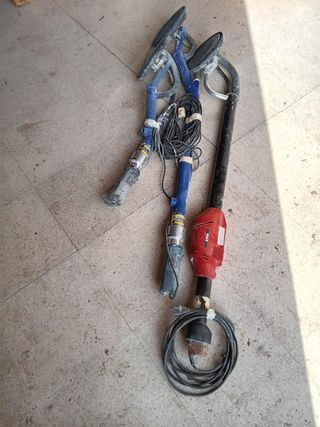 Lijadoras jirafas (3) y aspirador