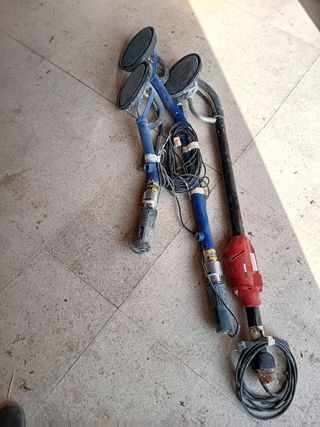 Lijadoras jirafas (3) y aspirador