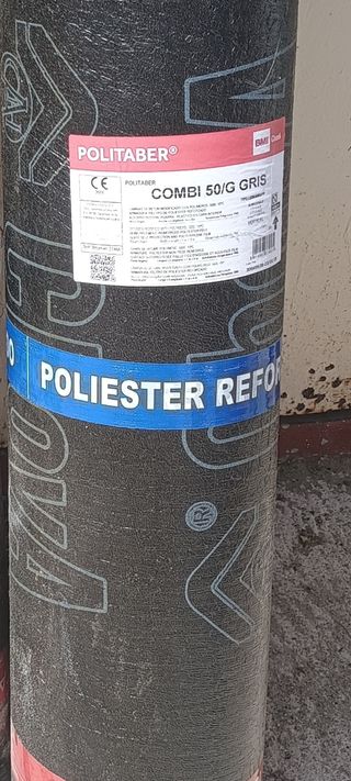 4 Rollos Láminas Asfálticas Politaber 50G