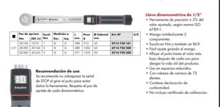 Llave dinamometrica Wurth 20-100 Nm