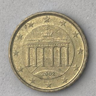 10-04003-Alemania 10 cent € -  2002-D CIRCULOS EN