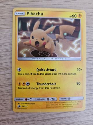 Pikachu Holo SM227 - Carta Pokémon