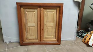 Ventana madera nueva
