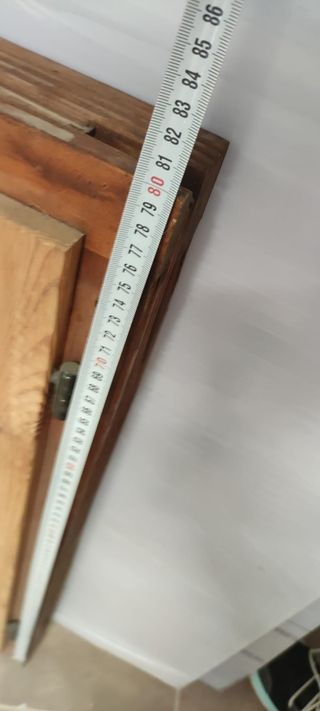 Ventana madera nueva
