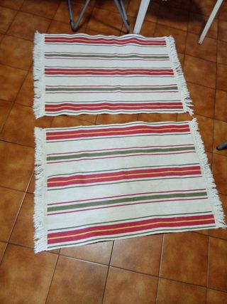 Cesto ropa + alfombras + papelera