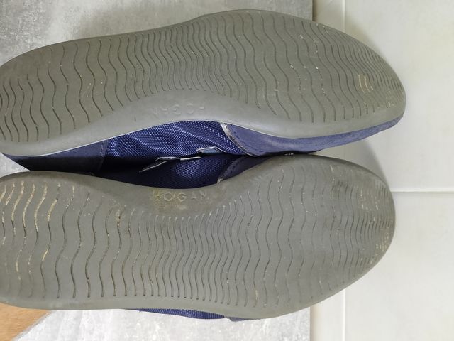 Scarpe Hogan Uomo Blu Argento