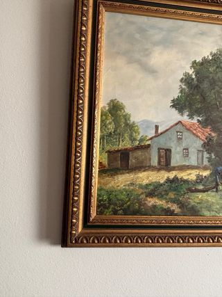 Cuadros paisaje - Marcos dorados