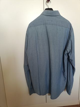 Camisa Massimo Dutti azul