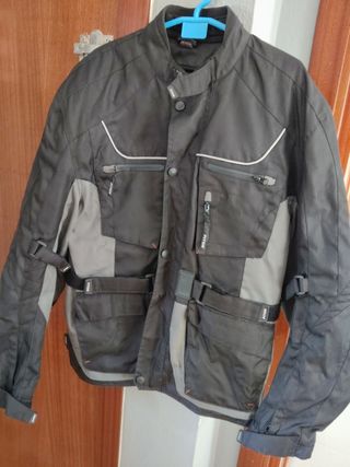 Chaqueta moto Piton negra
