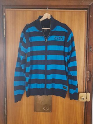 Chaqueta Jack&Jones XL - Rayas Azul Marino