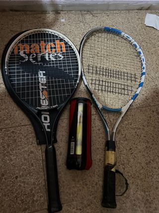 2 Raquetas Tenis + Pelotas