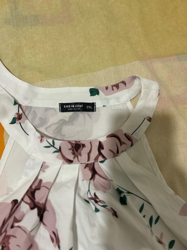 Top blanco SHEIN CURVE XL