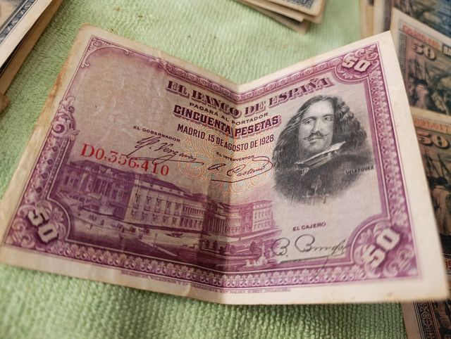 Billetes antiguos España