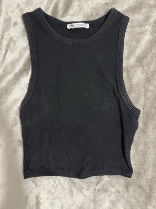 Top negro Zara - Talla S