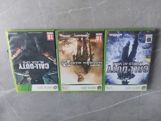 Call of Duty Xbox 360 - 3 juegos