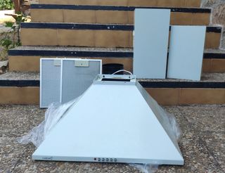 Campana Cata Omega 600 WH blanca + antirretorno