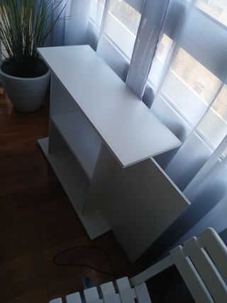 Mesa acuario blanca 80cm