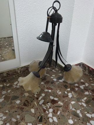 Lámpara techo 3 luces vintage