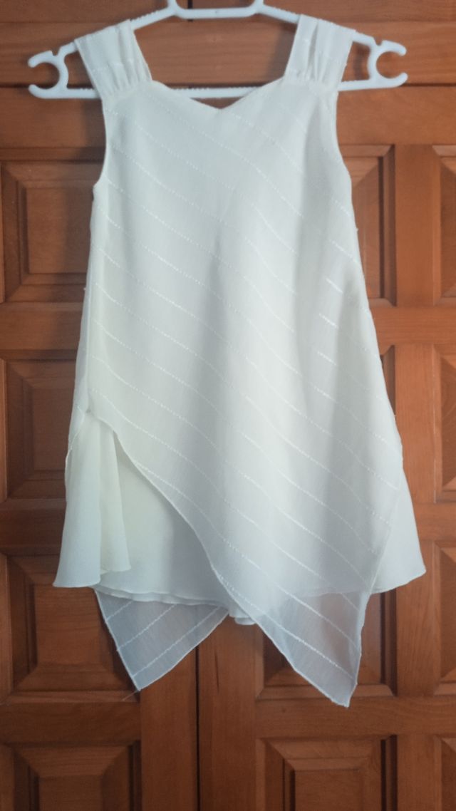 Elegante vestido de tirantes niña 5-6 años