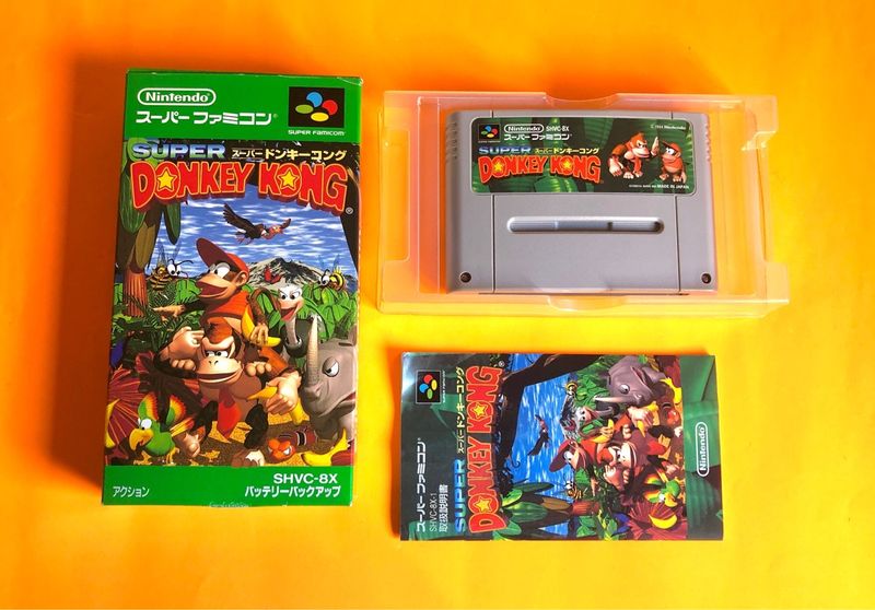 Imagen de Donkey kong country snes completo super famicom
