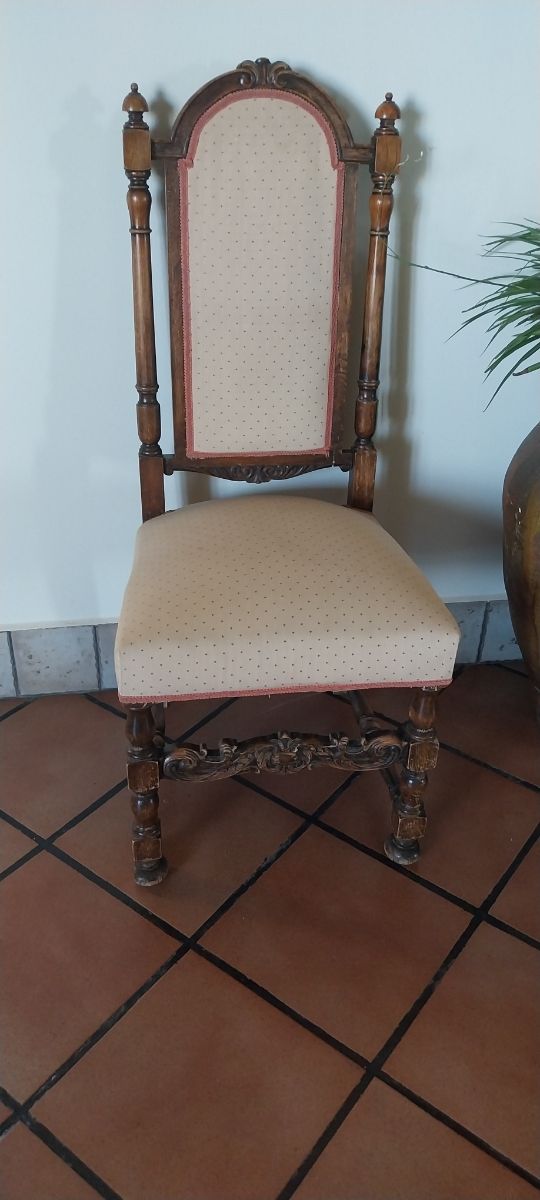 Silla roble estilo Alfonsino